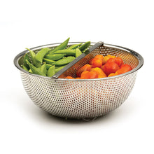Load image into Gallery viewer, Due Section Colander with Detachable Divider