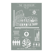 Load image into Gallery viewer, Colosseum Infographic Screenprint
