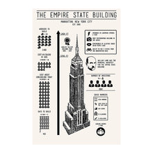 Load image into Gallery viewer, Empire State Building Infographic Screenprint
